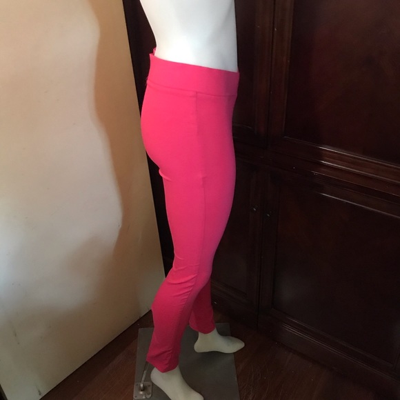 🆕 2B Clothing Pink Low Rise Leggings-Small - Picture 3 of 8
